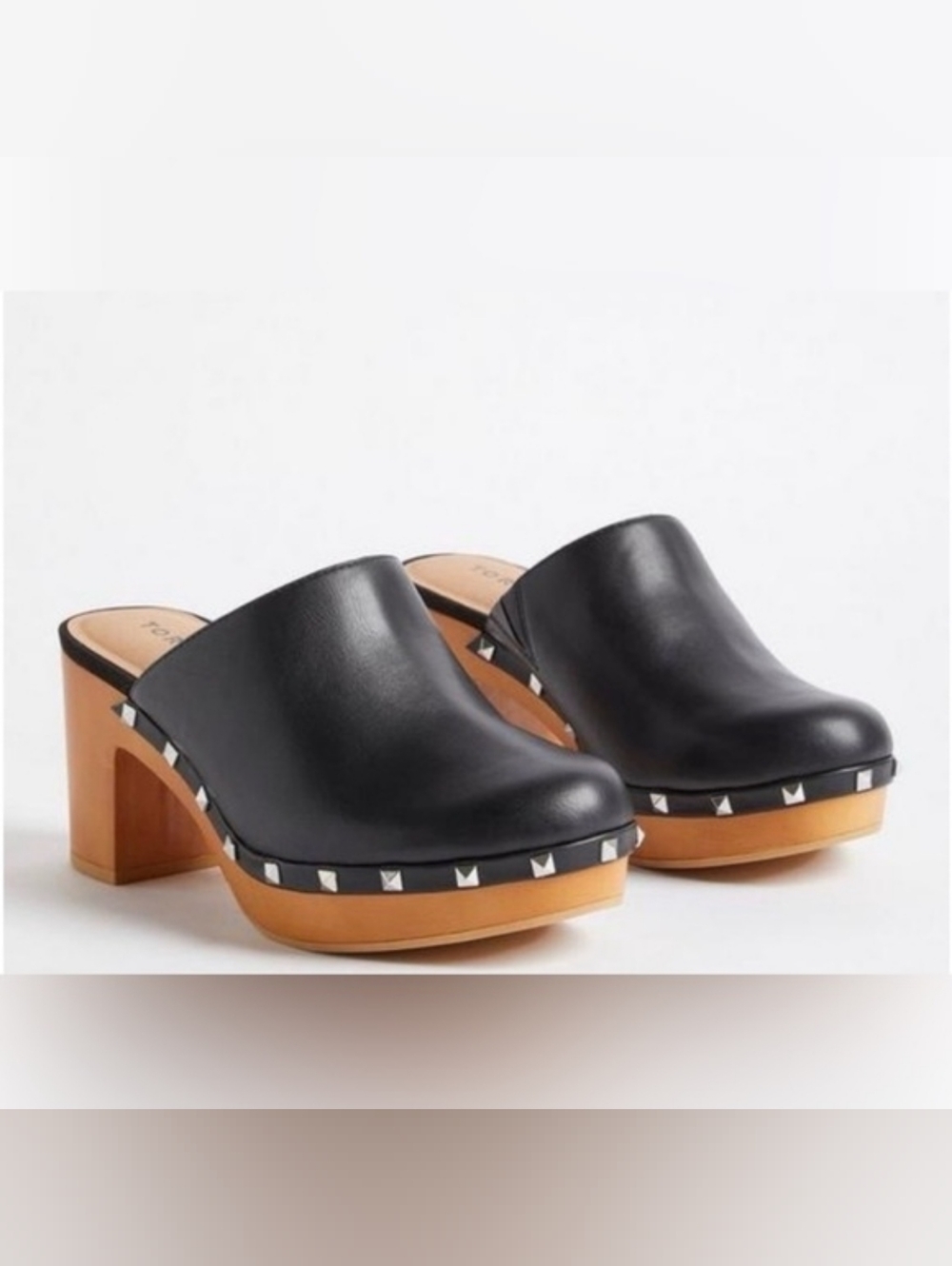TORRID Black Clogs size 13